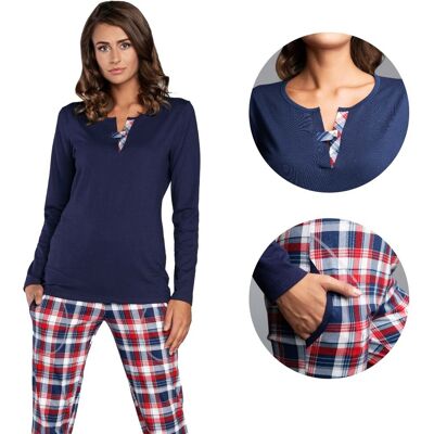 Wygodna damska piżama długa Rugia Italian Fashion, XXL Wygodna damska piżama długa Rugia Italian Fashion, XXL