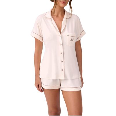 Koszulka piżamowa TENCEL Hannah ecru 40 Poupee Marilyn Koszulka piżamowa TENCEL Hannah ecru 40 Poupee Marilyn