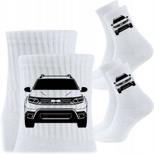 Inny producent 3x Skarpetki Urodziny Prezent Skarpety dla kierowcy auta DACIA Inny producent 3x Skarpetki Urodziny Prezent Skarpety dla kierowcy auta DACIA