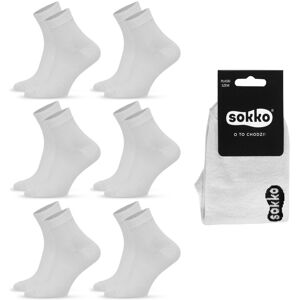 6X SOKKO SKARPETKI MĘSKIE BAMBUSOWE 3/4 ZA KOSTKĘ - SM6-S62-POP-39-41 6X SOKKO SKARPETKI MĘSKIE BAMBUSOWE 3/4 ZA KOSTKĘ - SM6-S62-POP-39-41