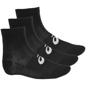 ASICS Skarpety sportowe, Quarter 3p 155205, czarny, rozmiar 43/46 ASICS Skarpety sportowe, Quarter 3p 155205, czarny, rozmiar 43/46