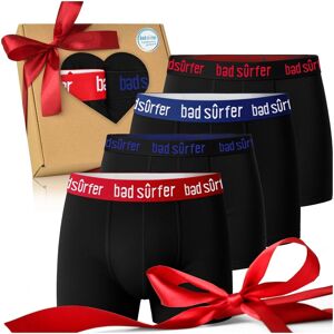 Inny producent BAD SURFER Bokserki Męskie 4 sztuki Prezent Na Dzień Dziadka Bawełniane Rozmiar L Inny producent BAD SURFER Bokserki Męskie 4 sztuki Prezent Na Dzień Dziadka Bawełniane Rozmiar L