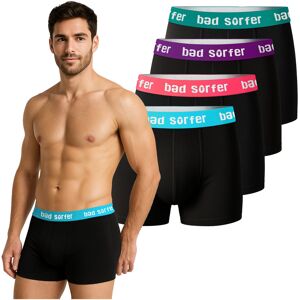 BadSurfer BAD SURFER OnlyWave! Bokserki Męskie Bawełniane Mix Logo 4 pak Rozmiar XL BadSurfer BAD SURFER OnlyWave! Bokserki Męskie Bawełniane Mix Logo 4 pak Rozmiar XL