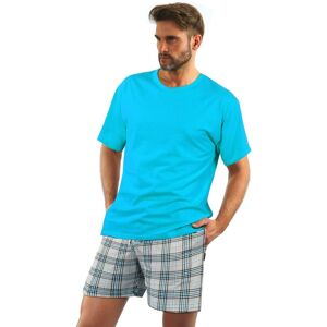 Bawełniana PIŻAMA MĘSKA z krótkim rękawem 2379/27 Sesto Senso-XXL Bawełniana PIŻAMA MĘSKA z krótkim rękawem 2379/27 Sesto Senso-XXL