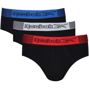 Bielizna męska Reebok F84853PKA BRIEF GAVINO 3P Czarna Bielizna męska Reebok F84853PKA BRIEF GAVINO 3P Czarna