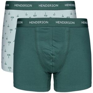 Esotiq&Henderson Bokserki Blank (dłuższa nogawka) 2-pak Henderson zielony 2XL Esotiq&Henderson Bokserki Blank (dłuższa nogawka) 2-pak Henderson zielony 2XL