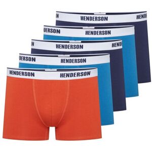 Esotiq&Henderson Bokserki (dłuższa nogawka) Oxide Henderson 5-pak granatowy, morski, pomarańczowy, biały L Esotiq&Henderson Bokserki (dłuższa nogawka) Oxide Henderson 5-pak granatowy, morski, pomarańczowy, biały L