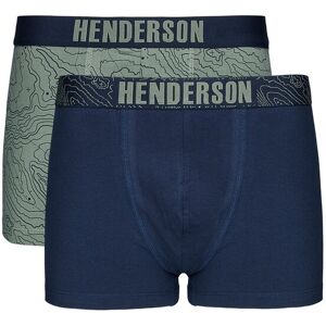 Esotiq&Henderson Bokserki Lap 2-pak Henderson granatowy, zielony 3XL Esotiq&Henderson Bokserki Lap 2-pak Henderson granatowy, zielony 3XL