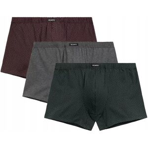 BOKSERKI MĘSKIE bawełniane dopasowane 3-pack 3MH-048 Atlantic *XXL BOKSERKI MĘSKIE bawełniane dopasowane 3-pack 3MH-048 Atlantic *XXL