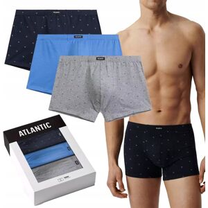 BOKSERKI MĘSKIE bawełniane opięte wygodne nieuciskające Atlantic *M BOKSERKI MĘSKIE bawełniane opięte wygodne nieuciskające Atlantic *M