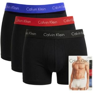 Bokserki Męskie Calvin Klein 3PACK Czarne Bawełniane Mix Rozmiar XL Bokserki Męskie Calvin Klein 3PACK Czarne Bawełniane Mix Rozmiar XL