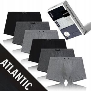 BOKSERKI MĘSKIE dopasowane bawełniane wygodne 6pak Atlantic *M BOKSERKI MĘSKIE dopasowane bawełniane wygodne 6pak Atlantic *M