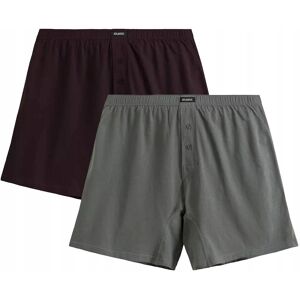 BOKSERKI MĘSKIE luźne bawełniane 2-pack 2MBX-054 oddychające Atlantic *L BOKSERKI MĘSKIE luźne bawełniane 2-pack 2MBX-054 oddychające Atlantic *L