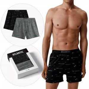 BOKSERKI MĘSKIE luźne bawełniane 2MBX-084 oddychające Atlantic *XL BOKSERKI MĘSKIE luźne bawełniane 2MBX-084 oddychające Atlantic *XL