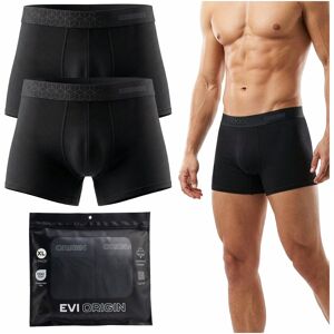 SHOPIVO BOKSERKI MĘSKIE PREMIUM BAWEŁNA CZESANA MAJTKI 2PAK WYGODNE FIT CZARNE XL ECHO SHOPIVO BOKSERKI MĘSKIE PREMIUM BAWEŁNA CZESANA MAJTKI 2PAK WYGODNE FIT CZARNE XL ECHO