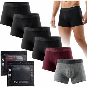 SHOPIVO BOKSERKI MĘSKIE PREMIUM BAWEŁNIANE 6PAK BEZSZWOWE CZARNE BORDOWE SZARE M ECHO SHOPIVO BOKSERKI MĘSKIE PREMIUM BAWEŁNIANE 6PAK BEZSZWOWE CZARNE BORDOWE SZARE M ECHO