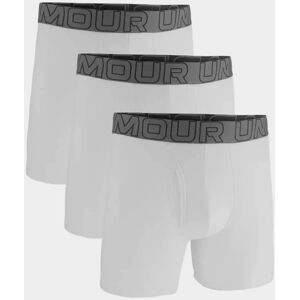 Bokserki męskie (ZESTAW 3 PAR) UNDER ARMOUR 1383889-100 Biały Bokserki męskie (ZESTAW 3 PAR) UNDER ARMOUR 1383889-100 Biały