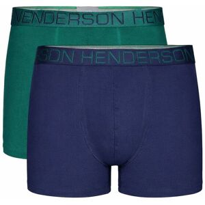 Esotiq&Henderson Bokserki Noon 2-pak Henderson granatowy, zielony 3XL Esotiq&Henderson Bokserki Noon 2-pak Henderson granatowy, zielony 3XL