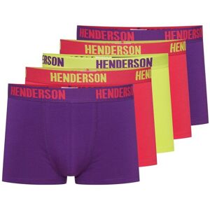 Esotiq&Henderson Bokserki Offset Henderson 5-pak zielony limonkowy, fioletowy, czerwony koralowy XL Esotiq&Henderson Bokserki Offset Henderson 5-pak zielony limonkowy, fioletowy, czerwony koralowy XL