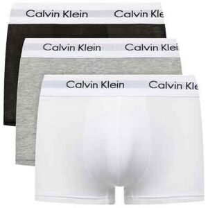 Calvin Klein Bokserki Męskie 3-Pak Czarne, Białe, Szare TRUNKI, Rozmiar XL Calvin Klein Bokserki Męskie 3-Pak Czarne, Białe, Szare TRUNKI, Rozmiar XL