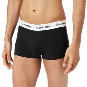 Calvin Klein Bokserki Męskie Czarne Gładkie z Logo S J_i Calvin Klein Bokserki Męskie Czarne Gładkie z Logo S J_i