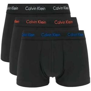 Calvin Klein Underwear 3x Bokserki Męskie Czarne TRUNKI, Rozmiar L Calvin Klein Underwear 3x Bokserki Męskie Czarne TRUNKI, Rozmiar L