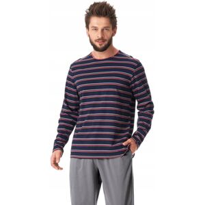 KEY PIŻAMA MĘSKA MNS 038 B23 XXL GRANATOWY-SZARY KEY PIŻAMA MĘSKA MNS 038 B23 XXL GRANATOWY-SZARY