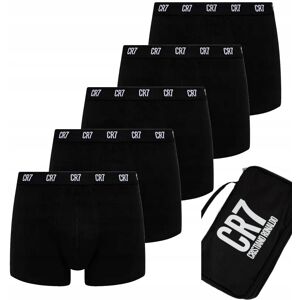 Męskie bokserki Cristiano Ronaldo CR7 5-pak prezent 8123-49-2902 czarny XXL Męskie bokserki Cristiano Ronaldo CR7 5-pak prezent 8123-49-2902 czarny XXL