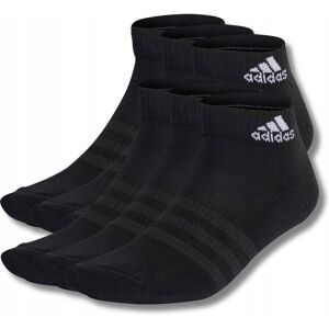 MĘSKIE SKARPETKI SPORTOWE ADIDAS BAWEŁNIANE CZARNE UNISEX 6x PAR 37-39 S MĘSKIE SKARPETKI SPORTOWE ADIDAS BAWEŁNIANE CZARNE UNISEX 6x PAR 37-39 S
