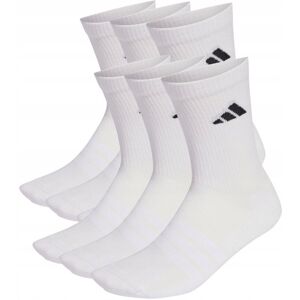 ND05_KE5498-43-45 KE5498 Skarpety adidas Cushioned Crew Essentials 6p białe ND05_KE5498-43-45 KE5498 Skarpety adidas Cushioned Crew Essentials 6p białe