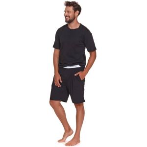 Piżama męska DOCTOR NAP 4332 black XXL Piżama męska DOCTOR NAP 4332 black XXL
