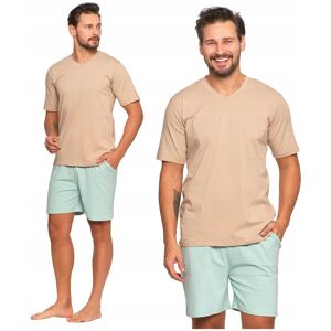 PIŻAMA MĘSKA Dwuczęściowa T-Shirt z Krótkim Rękawem Szorty Gładka MORAJ M PIŻAMA MĘSKA Dwuczęściowa T-Shirt z Krótkim Rękawem Szorty Gładka MORAJ M