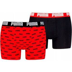 Puma BOKSERKI MĘSKIE MAJTKI BOXER 2P CZARNE/CZERWONE r.L Puma BOKSERKI MĘSKIE MAJTKI BOXER 2P CZARNE/CZERWONE r.L