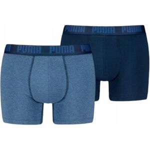 Puma Bokserki Męskie Majtki Boxer 2P Granatowe/Niebieskie R.M Puma Bokserki Męskie Majtki Boxer 2P Granatowe/Niebieskie R.M