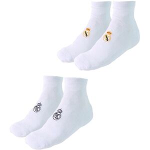 Real Madryt skarpetki 2-pack białe 2900003458 biały 39/42 Real Madryt skarpetki 2-pack białe 2900003458 biały 39/42