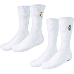 Real Madryt skarpetki wysokie 2-pack 2900003433 biały 43/46 Real Madryt skarpetki wysokie 2-pack 2900003433 biały 43/46