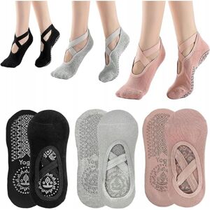 Inny producent SKARPETKI DO JOGI SKARPETKI DAMSKIE DO TAŃCA DO TAŃCA PILATES x 3 pary Inny producent SKARPETKI DO JOGI SKARPETKI DAMSKIE DO TAŃCA DO TAŃCA PILATES x 3 pary
