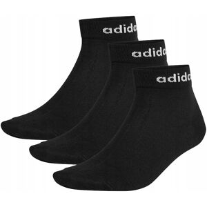 Skarpetki do kostki adidas 3-pak bawełna czarne roz. 34-36 Skarpetki do kostki adidas 3-pak bawełna czarne roz. 34-36