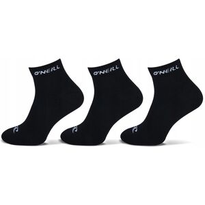 Skarpetki za kostkę dla mężczyzn O'neill quarter socks 3-pak czarny 39-42 Skarpetki za kostkę dla mężczyzn O'neill quarter socks 3-pak czarny 39-42