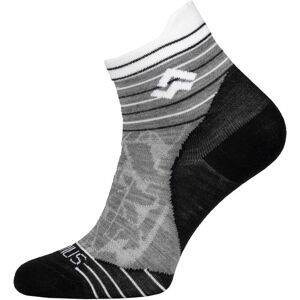 Skarpety Merino Alpinus Kuldiga Low czarno-szaro-białe 39-42 Skarpety Merino Alpinus Kuldiga Low czarno-szaro-białe 39-42
