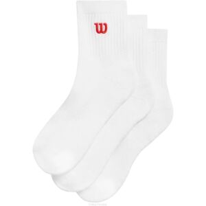 Skarpety tenisowe Wilson Quarter Top Sock 3P białe 43-46 Skarpety tenisowe Wilson Quarter Top Sock 3P białe 43-46