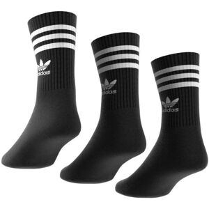 Skarpety unisex adidas MID CUT CREW 3-PACK czarne IL5022-40-42 Skarpety unisex adidas MID CUT CREW 3-PACK czarne IL5022-40-42