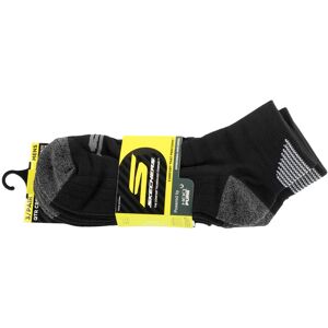 Skechers 3pk Mens 1/2 Terry Qtr Crew Socks S114662-HBLK, Mężczyzna, Skarpetki, Czarny Skechers 3pk Mens 1/2 Terry Qtr Crew Socks S114662-HBLK, Mężczyzna, Skarpetki, Czarny