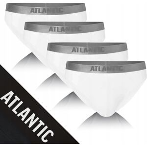 SLIPY MĘSKIE 4-pak bawełniane miękkie sport białe klasyczne Atlantic *L SLIPY MĘSKIE 4-pak bawełniane miękkie sport białe klasyczne Atlantic *L