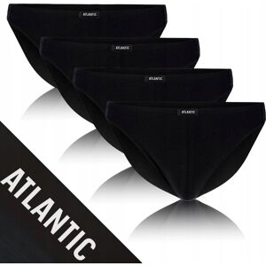 SLIPY MĘSKIE 4-pak mini miękkie bawełna czarne komfortowe Atlantic *M SLIPY MĘSKIE 4-pak mini miękkie bawełna czarne komfortowe Atlantic *M