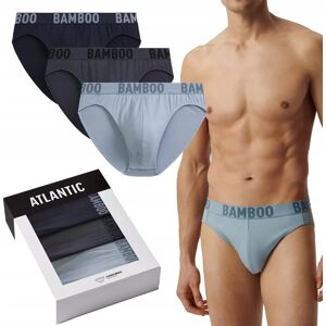 Slipy Męskie Atlantic 3MP-199 3-Pack Bambusowe Wygodne Oddychające *XXL Slipy Męskie Atlantic 3MP-199 3-Pack Bambusowe Wygodne Oddychające *XXL