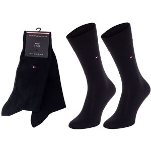 Tommy Hilfiger Skarpety Skarpetki 2 Pary Black 371111 200 43-46 Tommy Hilfiger Skarpety Skarpetki 2 Pary Black 371111 200 43-46