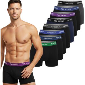 TOP SECRET Bokserki Męskie 8 sztuk Bawełniane Rozmiar XL TOP SECRET Bokserki Męskie 8 sztuk Bawełniane Rozmiar XL