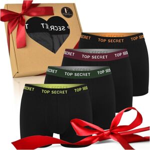 Top Secret Zestaw Prezentowy Na Dzień Ojca Bokserki Męskie KOM4 4 Sztuki Rozmiar XXL Top Secret Zestaw Prezentowy Na Dzień Ojca Bokserki Męskie KOM4 4 Sztuki Rozmiar XXL