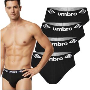 Umbro Slipy Majtki Męskie Bawełniane Czarne 4 sztuki Rozmiar M Umbro Slipy Majtki Męskie Bawełniane Czarne 4 sztuki Rozmiar M